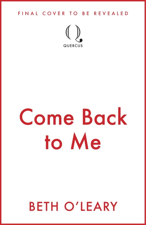 Come Back to Me